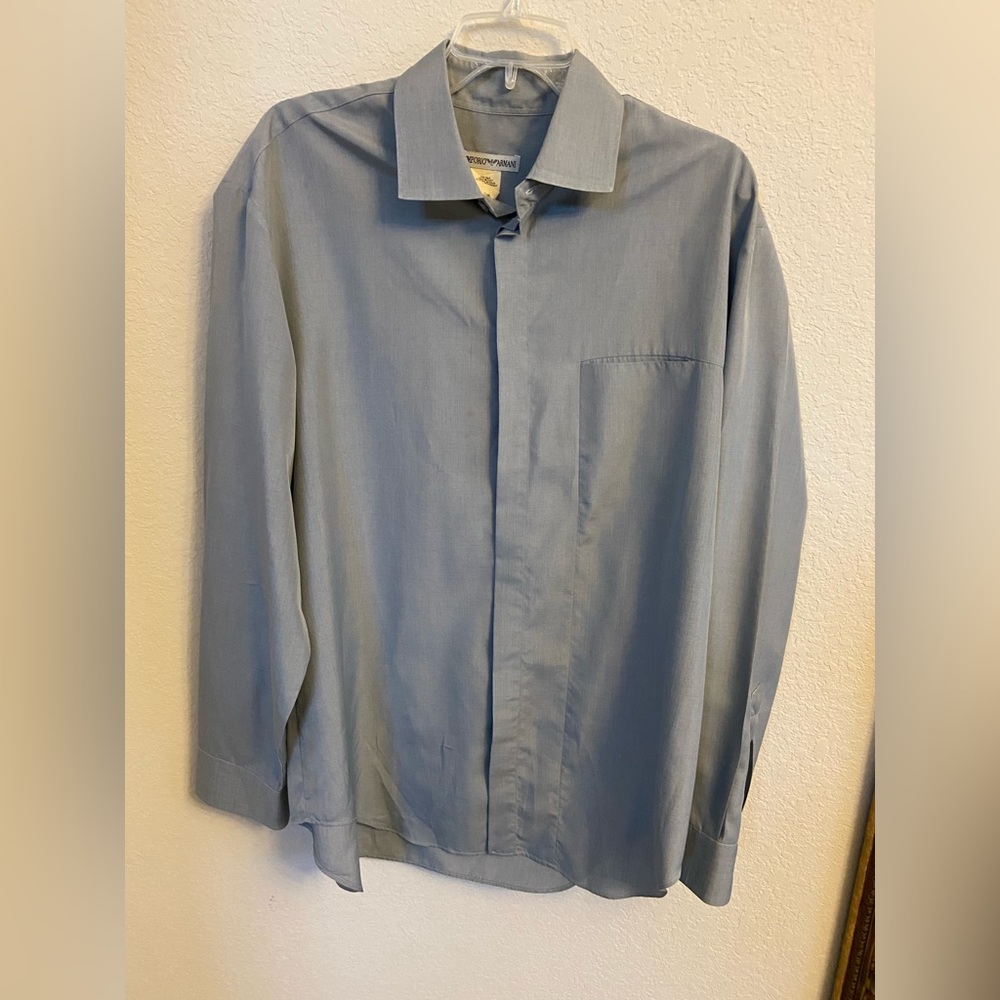 Men’s Vintage Emporio Armani Made In Italy Button Up … Gem
